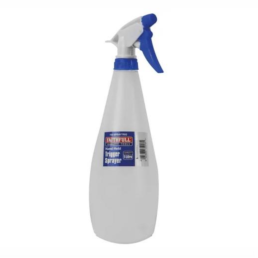 Faithfull SPRAYTRIG Hand Held Trigger Spray Bottle; 1 litre