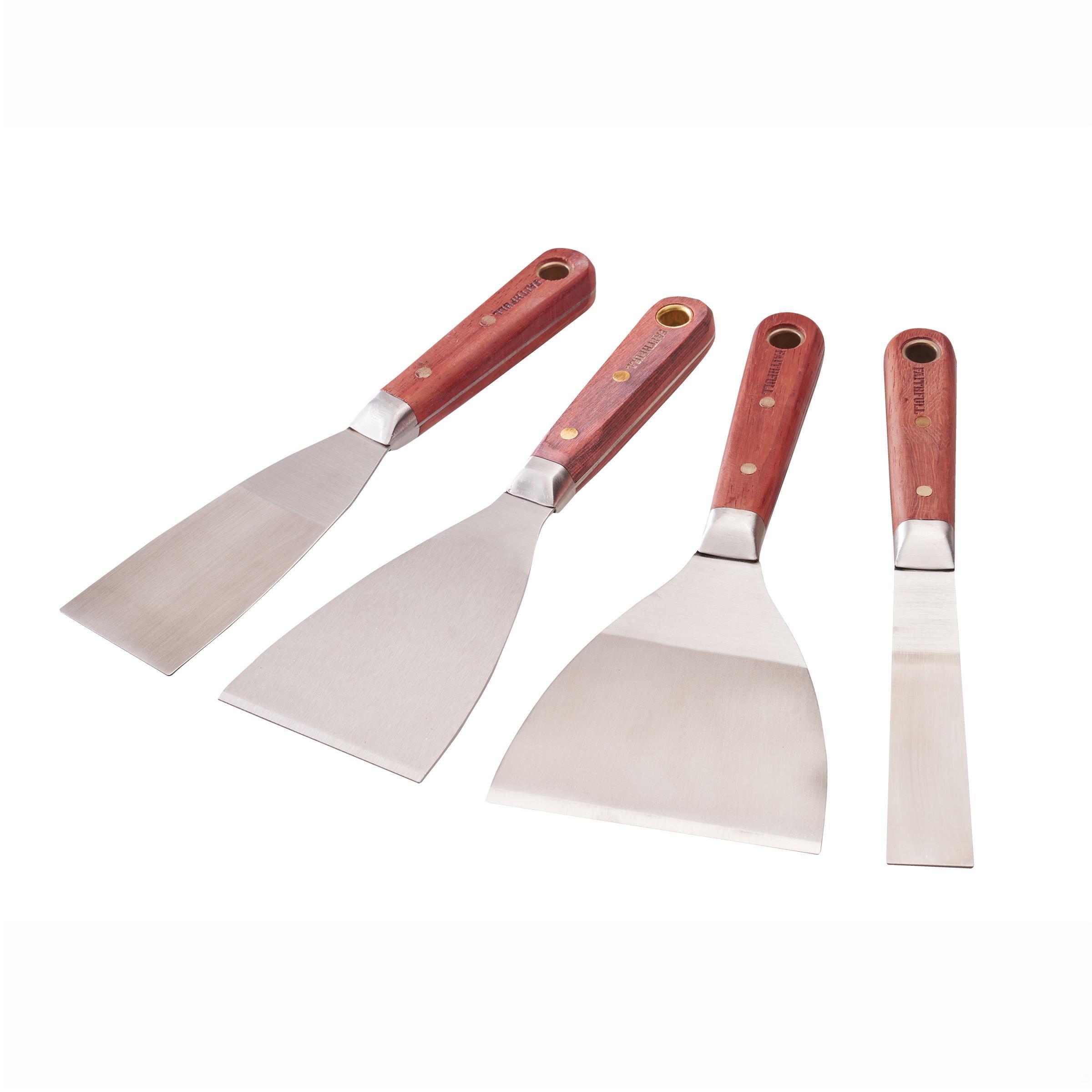 Faithfull FAIST4PCSET Professional Stripping & Filling Knife Set