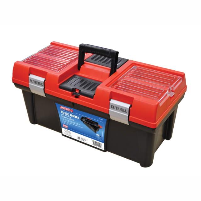 Faithfull FAITB20 Organiser Lid Toolbox 51cm (20