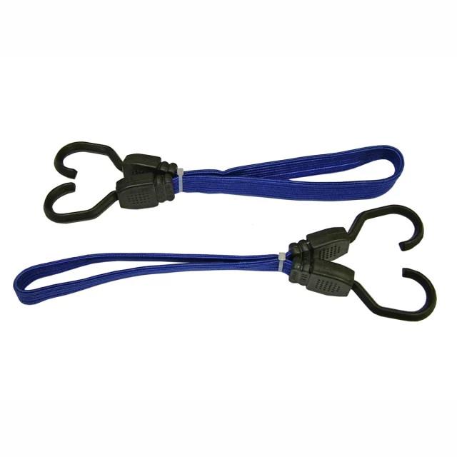 Faithfull TDBUNG18 Flat Bungee Cord; 460mm (18"); Pack (2)