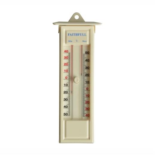 Faithfull FAITHMMBUTMF Max-Min Thermometer Press Button