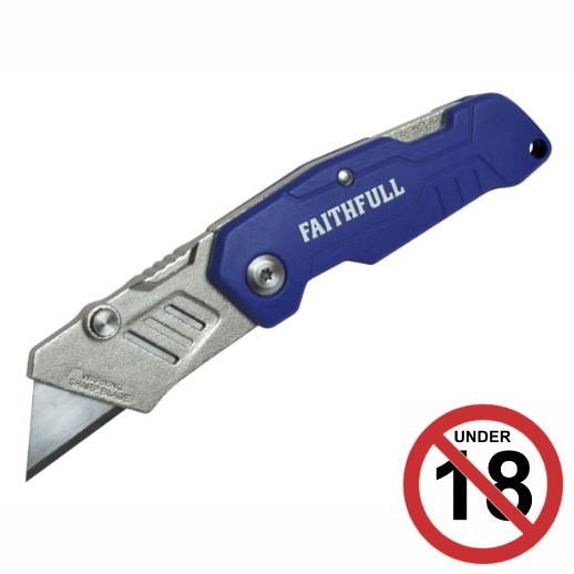 Faithfull TKLBN Folding Lock Back Utility Knife