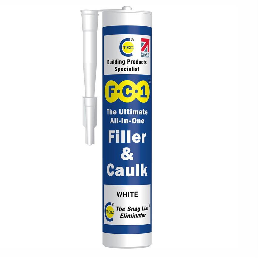 FC1 Ultimate All-In-One Filler & Caulk; Super Smooth Finish; White (WH); 310ml (C3)