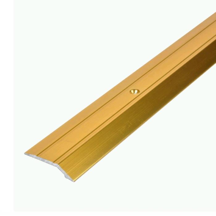 Vinyl Edge Floor Cover Strip; Maximum Thickness 4mm; Gold (GO); 900mm (36