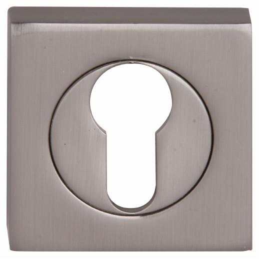 Fortessa FSEESC-SN Square Euro Profile Escutcheon; Satin Nickel Plated (SNP)