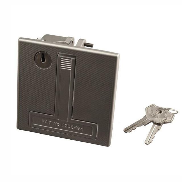 Henderson Merlin Flush Locking Handle; Silver (SIL); (AS 002039)