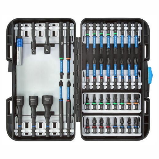 Gedore 666-042 42 Piece Colour Coded Impact Rated Torsion Screwdriver; Socket Adaptor & Nut Set
