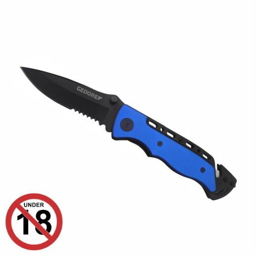 Gedore SB 6952-00 Rescue Knife; Belt Cutter; Glass Breaker; 85mm Blade