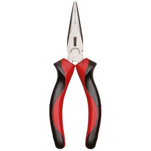 Gedore Red R28502200 Bent Nose Telephone Pliers; Straight Jaws; 200mm