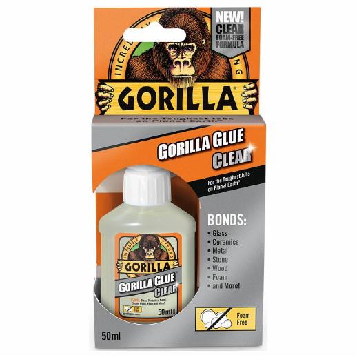 Gorilla Glue; Waterproof Glue; Crystal Clear; 50ml