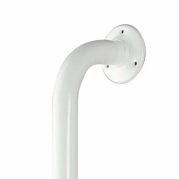 Plastic Coated Grab Rail; White (WH); 305 x 25mm