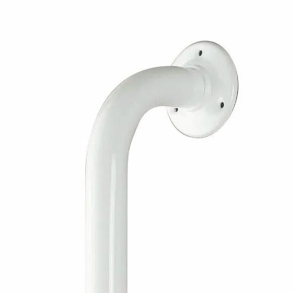 Plastic Coated Grab Rail; White (WH); 305 x 35mm