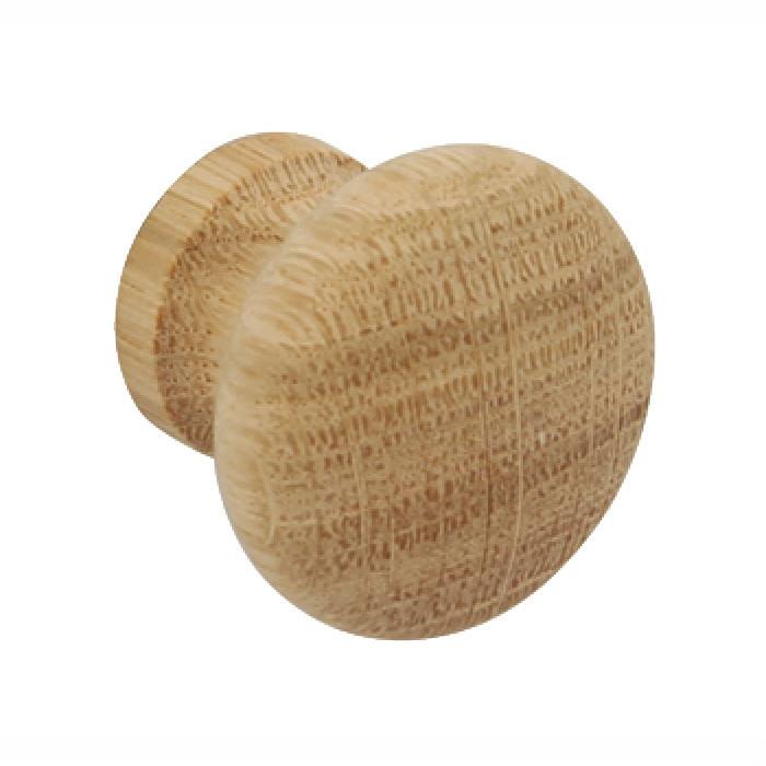 Hafele 195.75.301 Cupboard Knob; 34mm; Unfinished Beech (BEE)