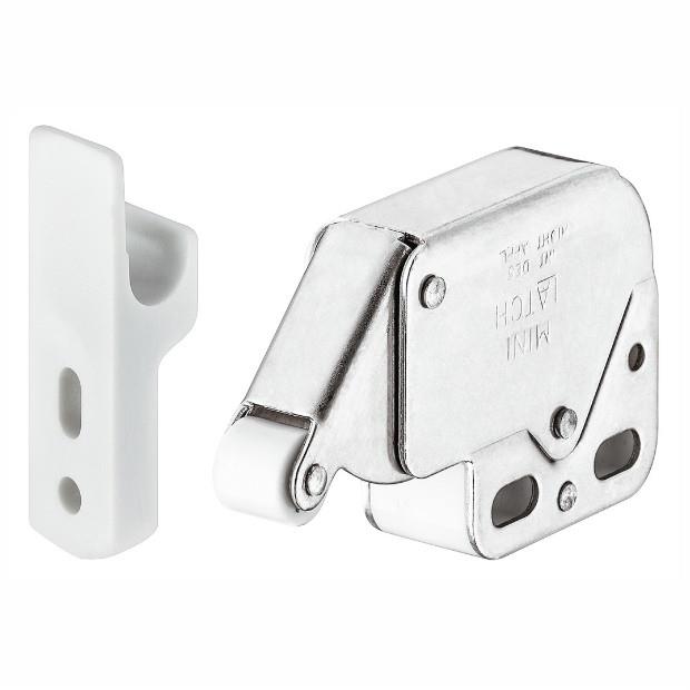 Hafele 245.54.701 Mini Touch (Tutch) Latch; Nickel Plated (NP)