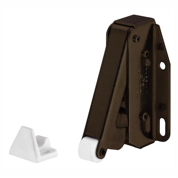 Hafele 245.55.100 Touch (Tutch) Latch; Bronze (BZ)