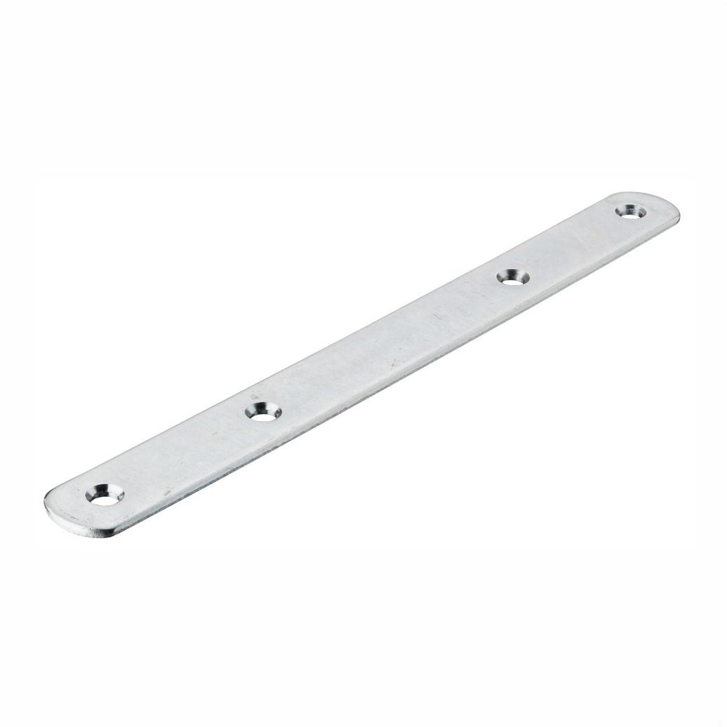 Hafele 260.22.450 Door Panel Connecting Plate; Cream White Enamelled (CM)(WH); 192 x 19 x 2.5mm