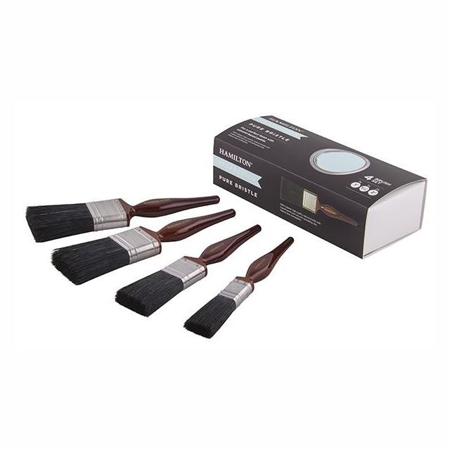 Hamilton 12120-004 Perfection 4 Brush Box Set; Pure Bristle; 2 x 2