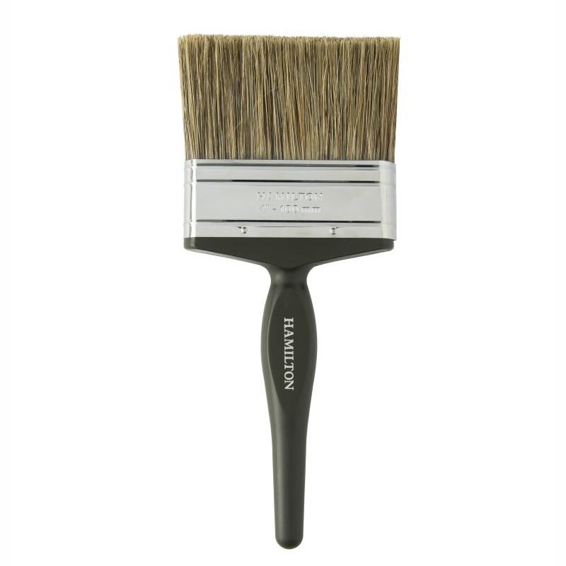 Hamilton 34177-40 Performance Range; Blended Pure And Synthetic Bristle TIMBERCARE Paint Brush 100mm (4