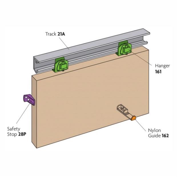 Henderson 791065 Senator Sliding Door Gear; 30kg; Maximum Opening Width 900mm