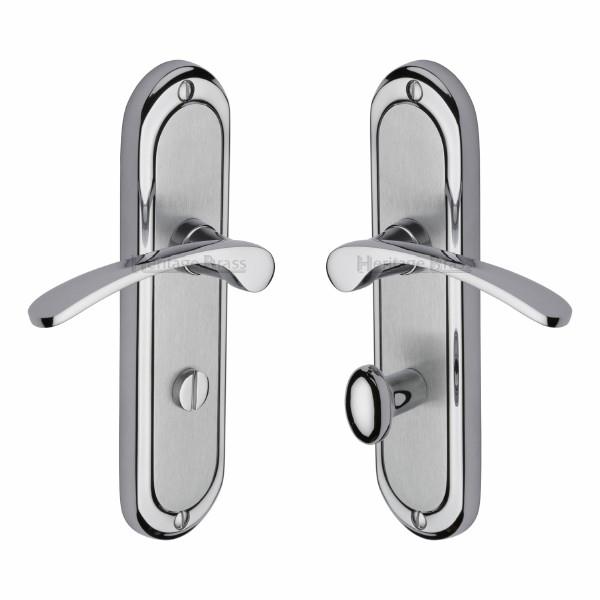 Heritage AMB6230-AP Ambassador Lever Handle Bathroom Set; Backplate 189 x 48mm (7 1/2