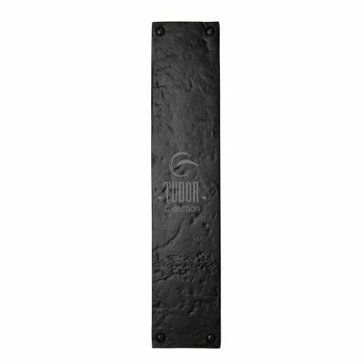 Heritage TC430 Finger Push Plate; 301 x 65mm (11 3/4 x 2 1/2"); Tudor Collection Antique Black (AB)