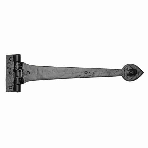 Heritage TC450 Tee Strap Hinges; Tudor Collection Antique Black (AB); 457mm (18