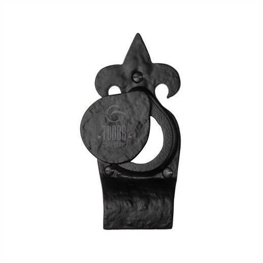 Heritage TC540 Cylinder Pull & Cover; Tudor Collection; Antique Black (AB); 138 x 60mm ( 5 1/4