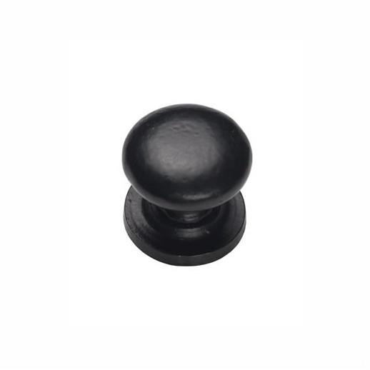 Heritage TC613 Cabinet Knob; 32mm; Tudor Collection Antique Black (AB)