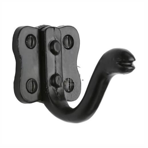 Heritage TC695 Tudor Collection Coat (Robe) Hook; 45mm (1 3/4"); Antique Black (AB)