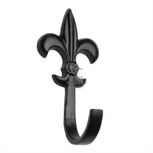 Heritage TC697 Tudor Collection Fleur De Lys Coat Hook (Robe) Hook; 102 x 49mm (4