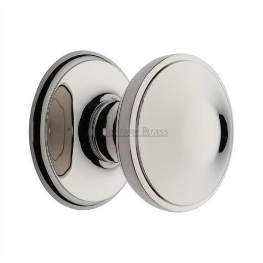 Heritage V900-PNF Centre Door Knob; 77mm (3