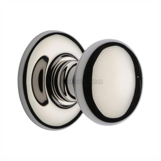 Heritage V901-PNF Centre Door Knob; 68mm (2 3/4