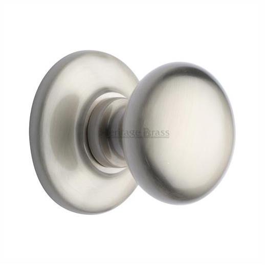 Heritage V901-SN Centre Door Knob; 68mm (2 3/4