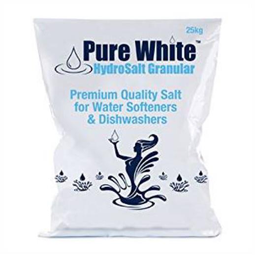 Granular Water Softener Salt; 25kg Bag