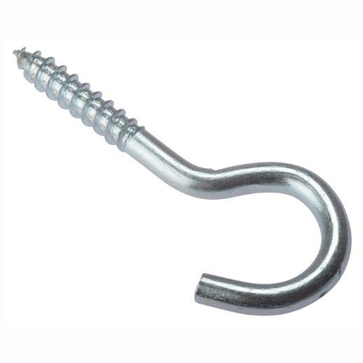 Steel 'M' Hook; Zinc Plated (ZP); 55 x 3.6mm