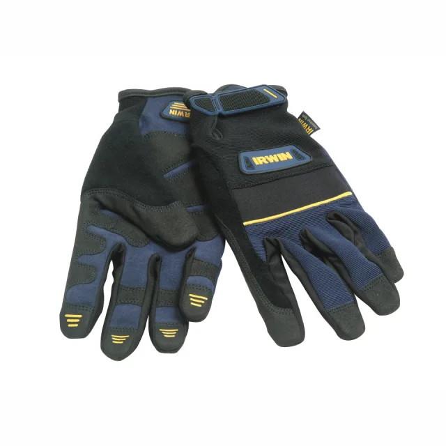 Irwin 10503822 General Construction Full Finger Gloves; Large (L)