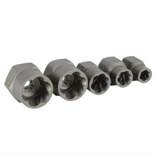 Irwin 10504635 Bolt Grip Fastener Remover Expansion Set Of 5; 5/16in; 10mm; 13mm; 11/16in & 3/4in