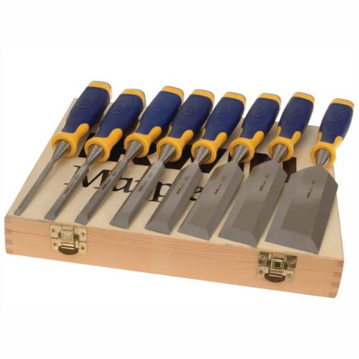 Irwin Marples 10507958 ProTouch Bevel Edge Chisel Set; 8 Piece