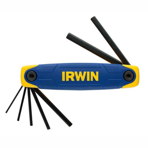 Irwin T10765 Folding Hex Key Set; 7 Piece; 2.0 - 8.0mm