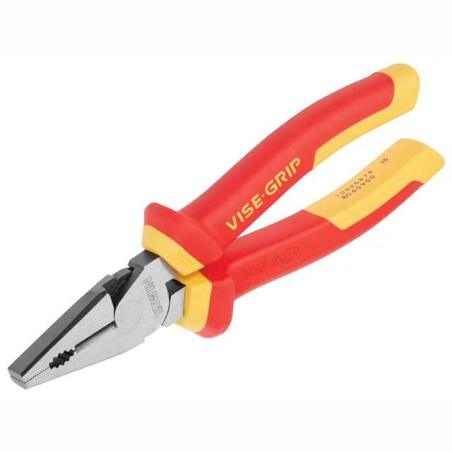 Irwin Vise-Grip 10505874 High Leverage VDE Combination Pliers; 200mm (8