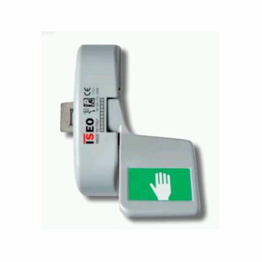 ISEO ISO946-1000705 Panic Push Pad; Silver Finish (SIL)