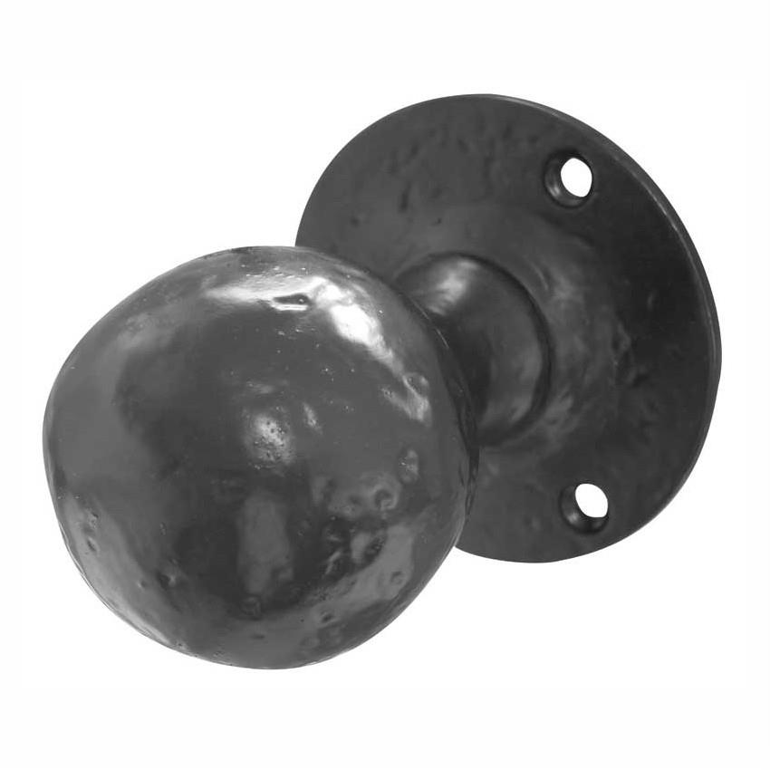 Jedo JAB5 Mortice Knob Set; Antique Black (AB); 60mm (2 3/8