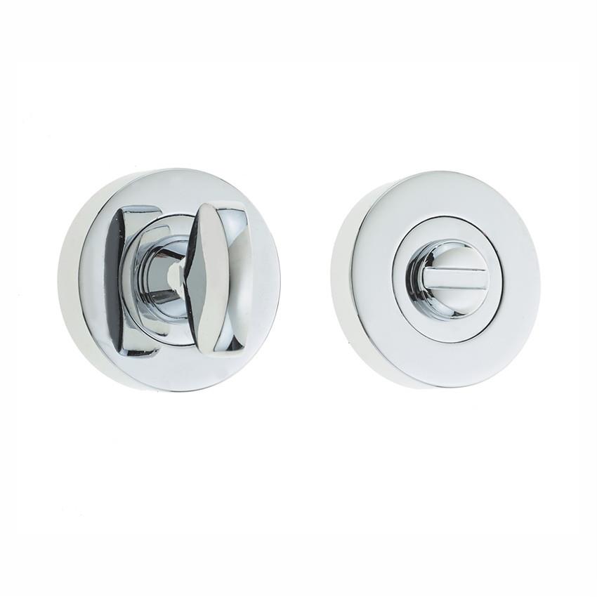 Jedo JV2777PC Concealed Fix Small Turn & Release; 35mm Diameter; 5mm Follower; Polished Chrome Plated (CP)