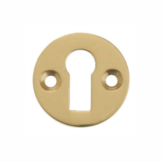 Jedo JV41PB Open Escutcheon; 32mm Diameter; Polished Brass (PB)