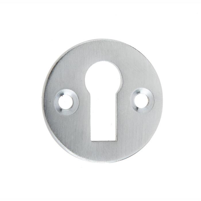 Jedo JV41SC Open Escutcheon; 32mm Diameter; Satin Chrome Plated (SCP)