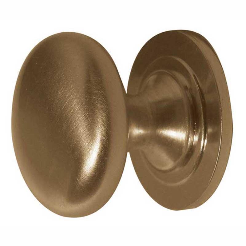 Jedo JV47A Victorian Cupboard Knob; Satin Brass (SB); 25mm (1