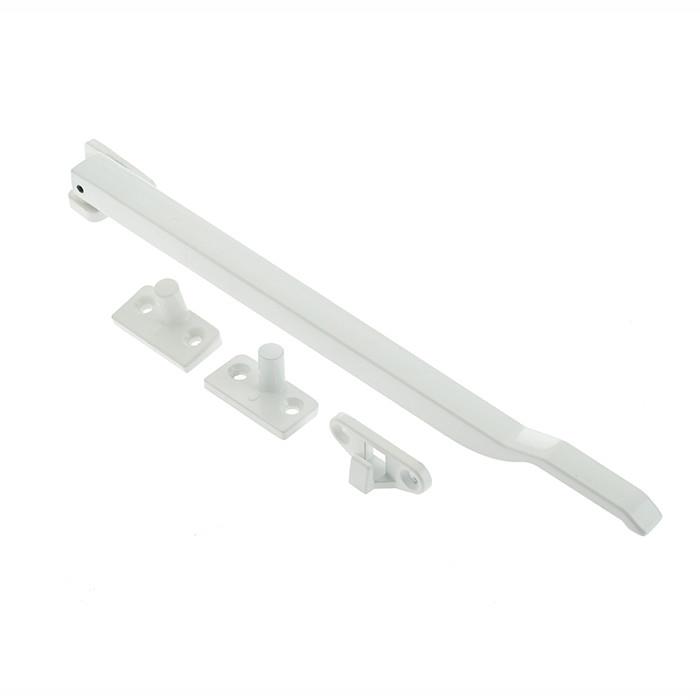 Jedo JW77WH Modern Non Locking Casement Stay; 250mm (10"); White (WH))