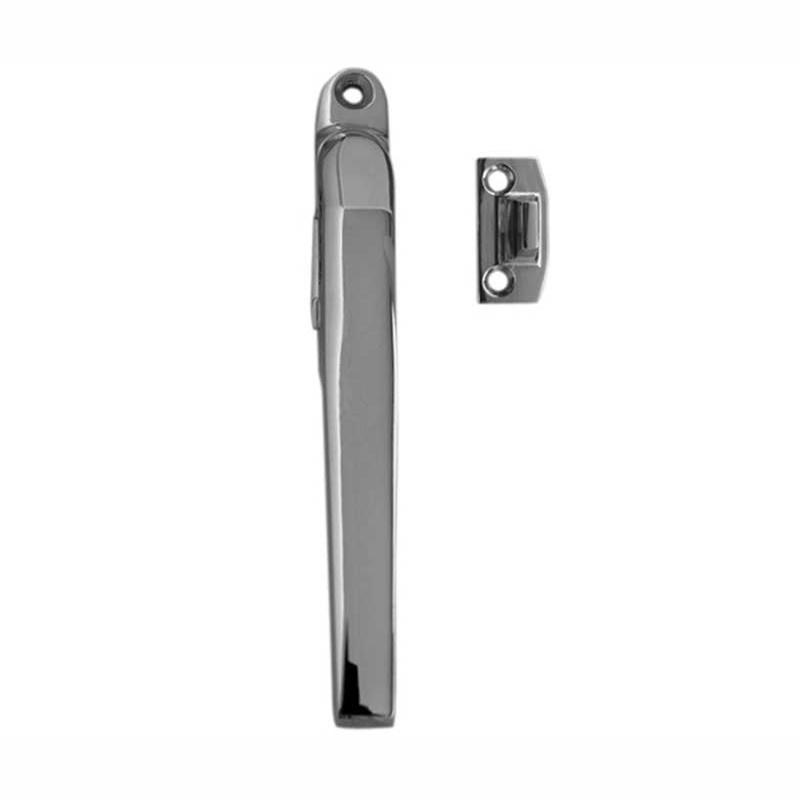Jedo JW78PC Modern Non Locking Night Vent Casement Fastener; 124mm; Polished Chrome Plated (CP)