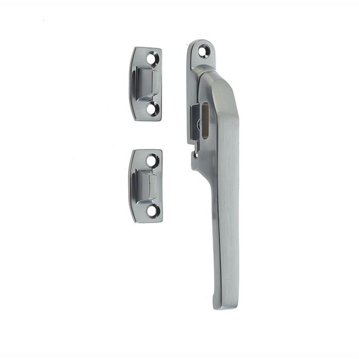 Jedo JW78SCP Modern Non Locking Night Vent Casement Fastener; 124mm; Satin Chrome Plated (SCP)