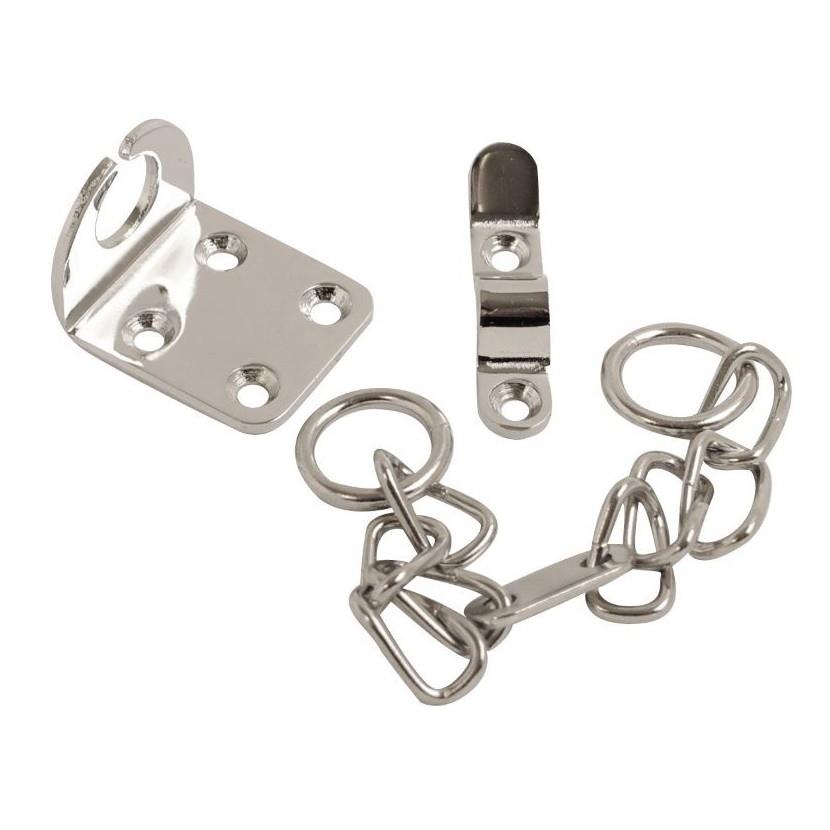 Door Chain; Polished Chrome Plated (CP)